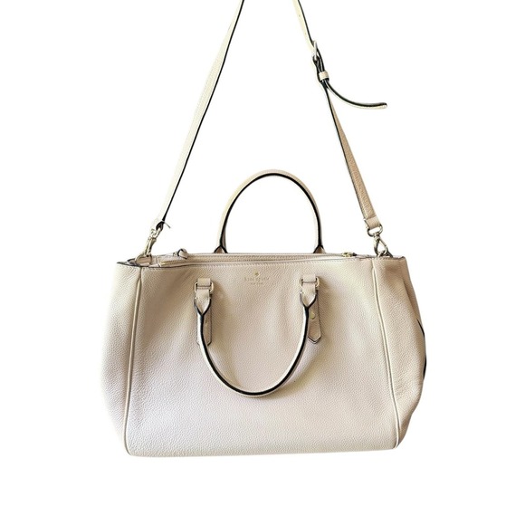 Kate Spade Mulberry Street Leighann Pebble Leather Crossbody Tote Large - Picture 1 of 13
